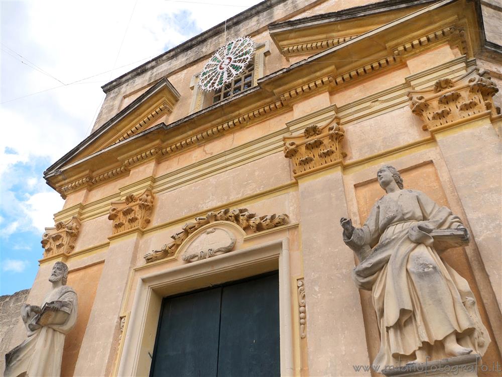 Scorrano (Lecce, Italy) - Facade of the Church of Santa Maria della Luce